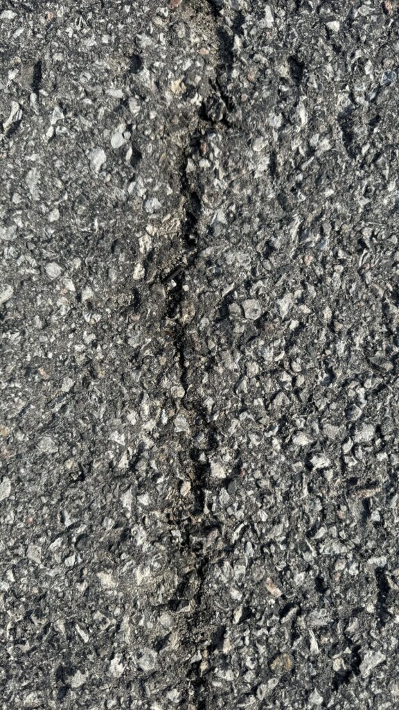 Asphalt crack examples