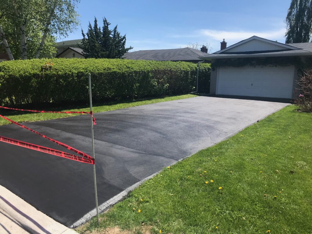 Driveway sealcoat
