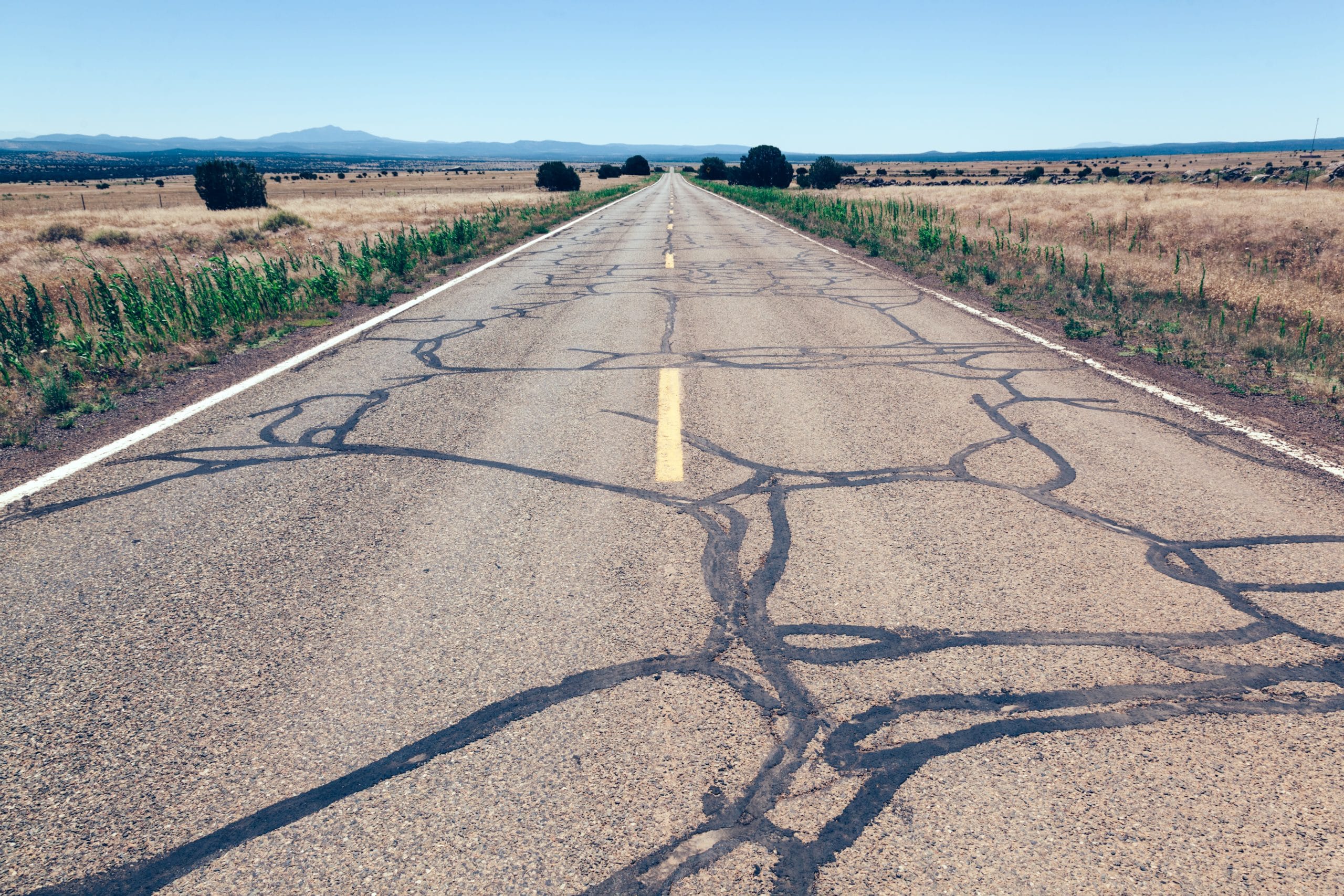Route 66 classic old road in the USA