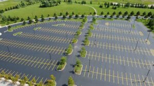 Parking lo from above